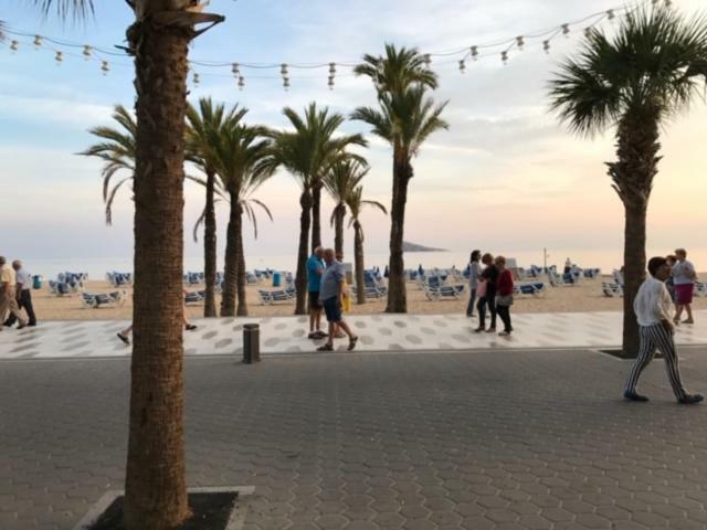 Benidorm 1ª Linea Playa Levante, Garage, Wifi, Climatizacion Eksteriør billede