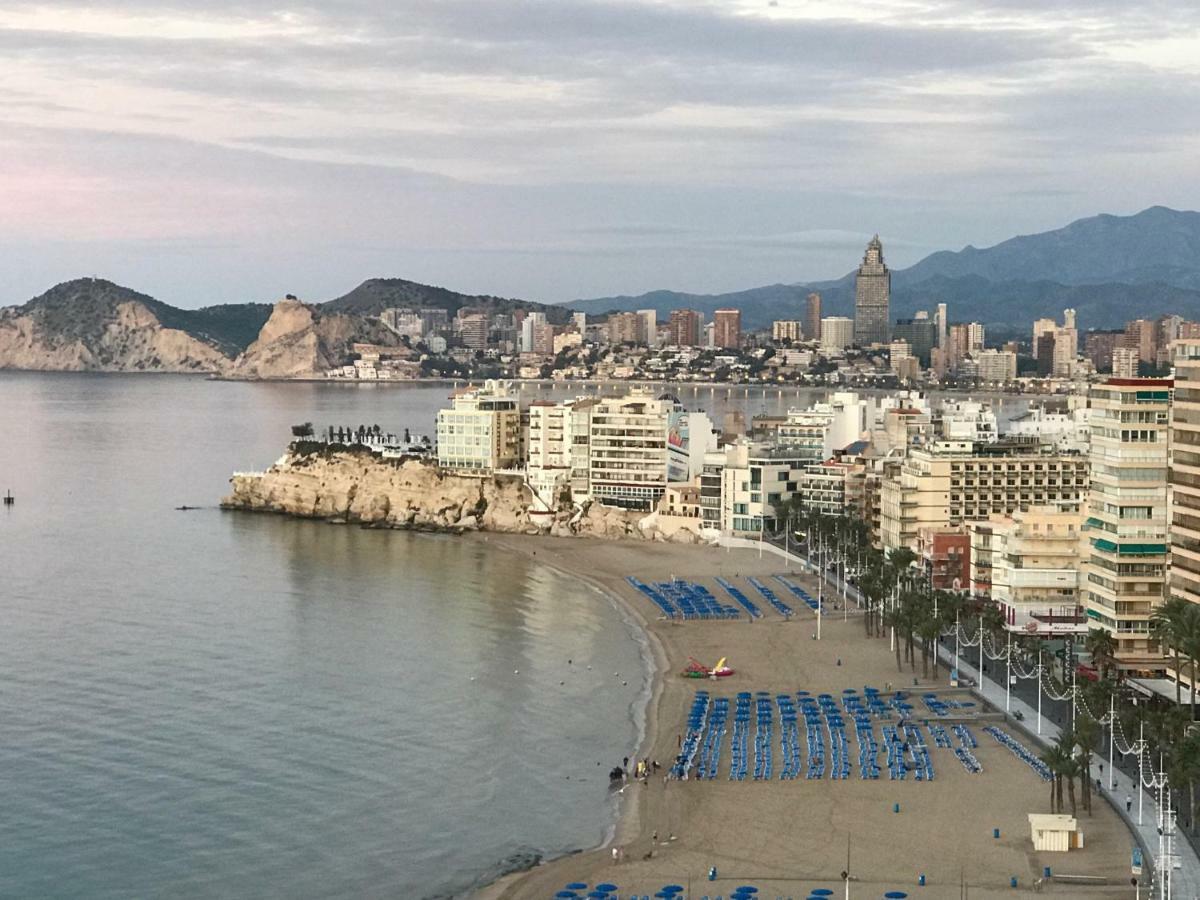 Benidorm 1ª Linea Playa Levante, Garage, Wifi, Climatizacion Eksteriør billede